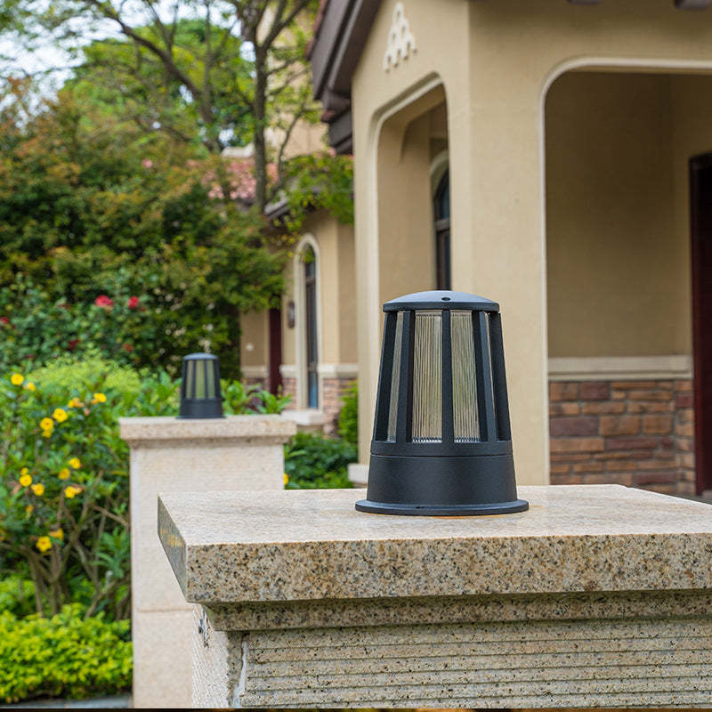 Industrial Aluminum Acrylic Outdoor Post Landscape Light