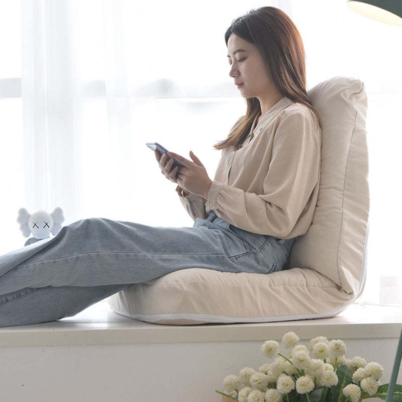 Minimalist Fabric Brushed Cotton Armless Sofa