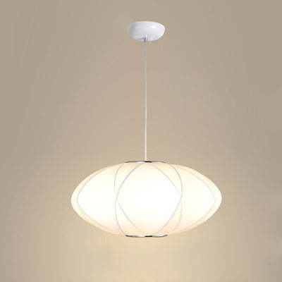 Minimalist Fabric Lantern Pendant Light