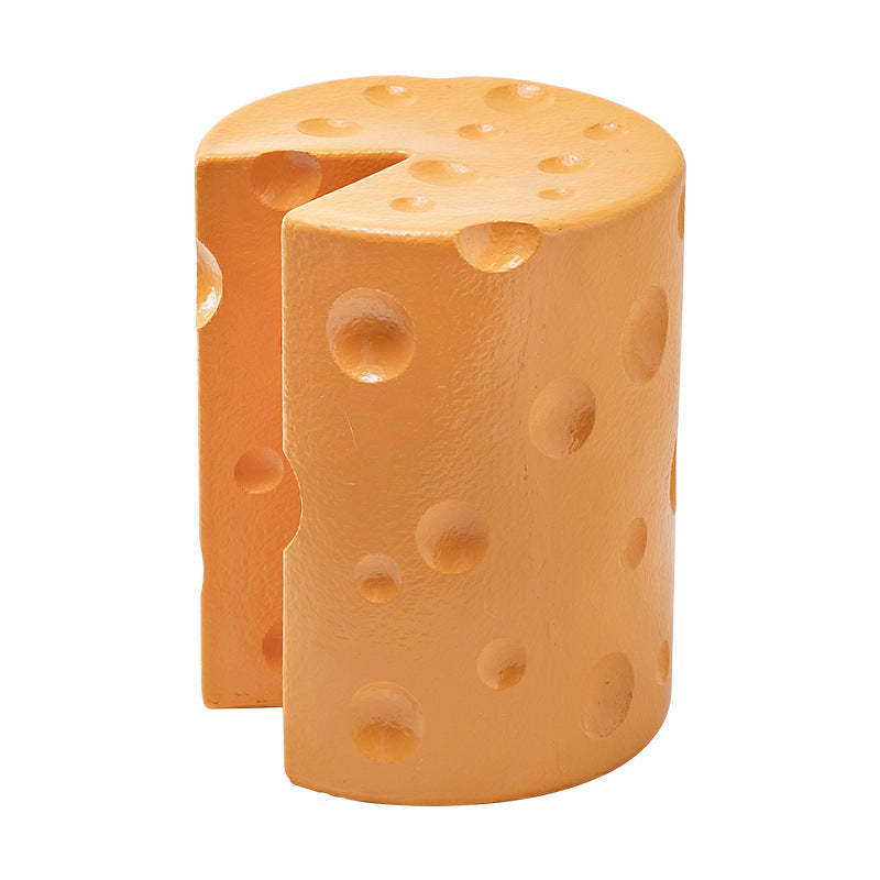 Contemporary Kids Cheese Resin Side Table
