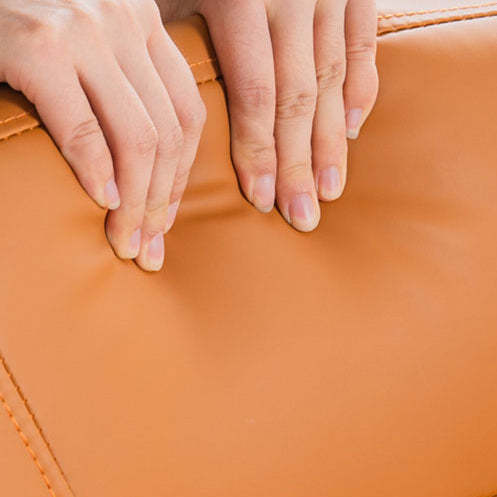 Scandinavian Microfiber Leather Steel Desk Chair