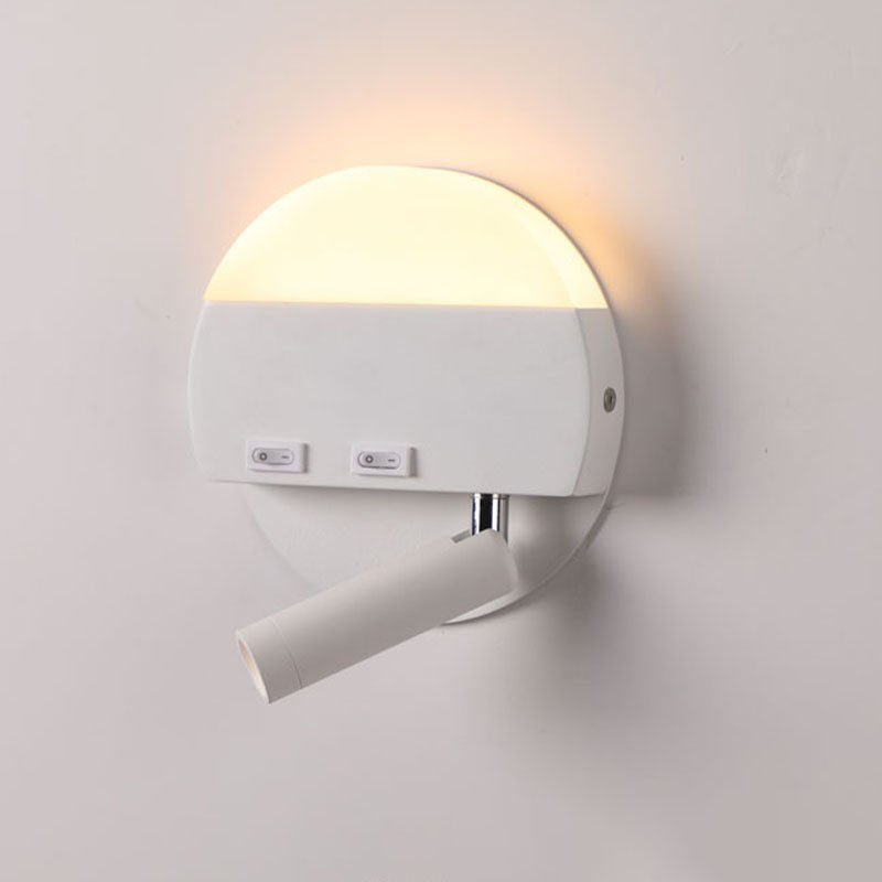 Minimalist Acrylic Aluminum LED Reading Sconce