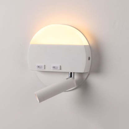 Minimalist Acrylic Aluminum LED Reading Sconce
