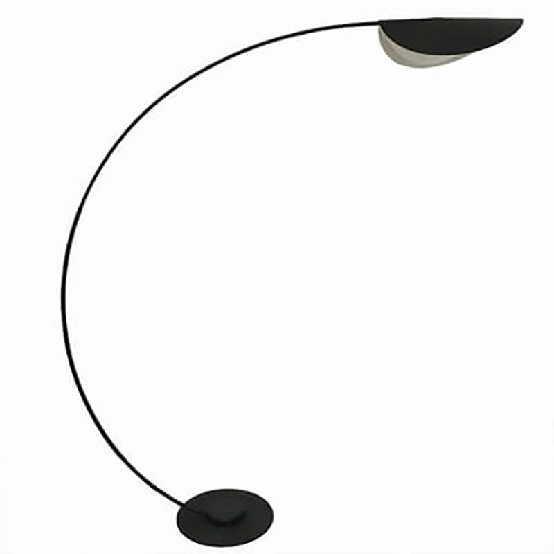 Italian Minimalist Fishing Rod Wicker Iron Floor Lamp