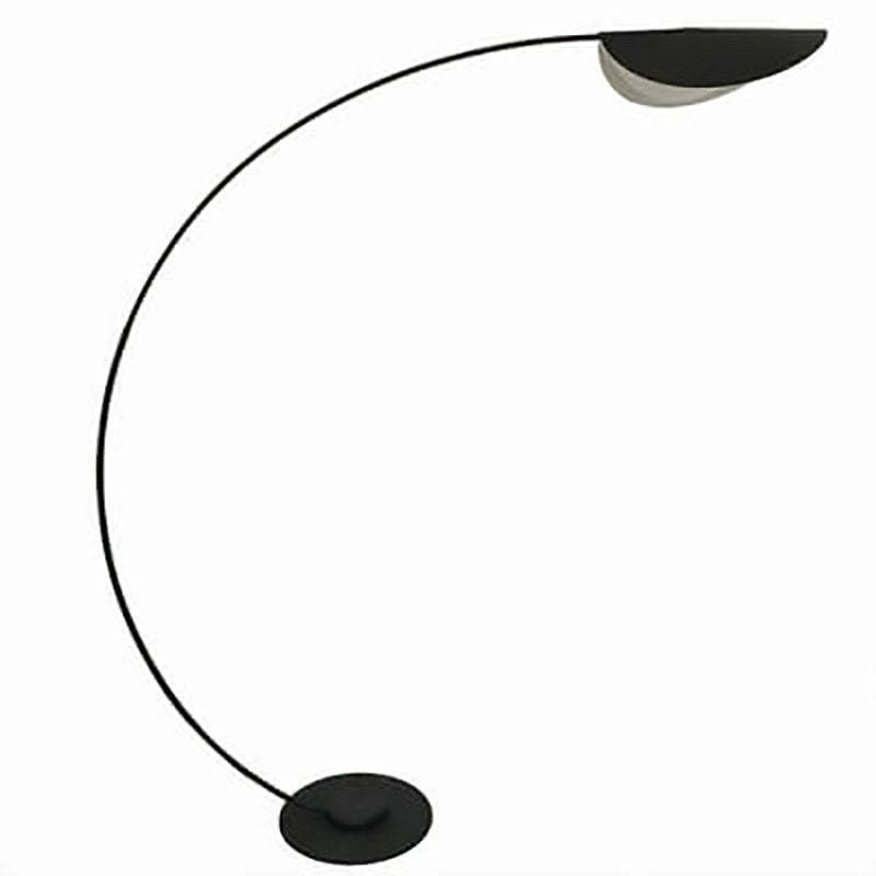 Italian Minimalist Fishing Rod Wicker Iron Floor Lamp