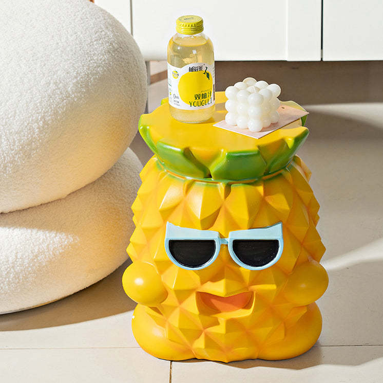 Contemporary Pineapple Resin Coffee Table