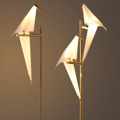 Nordic Iron Bird Floor Lamp