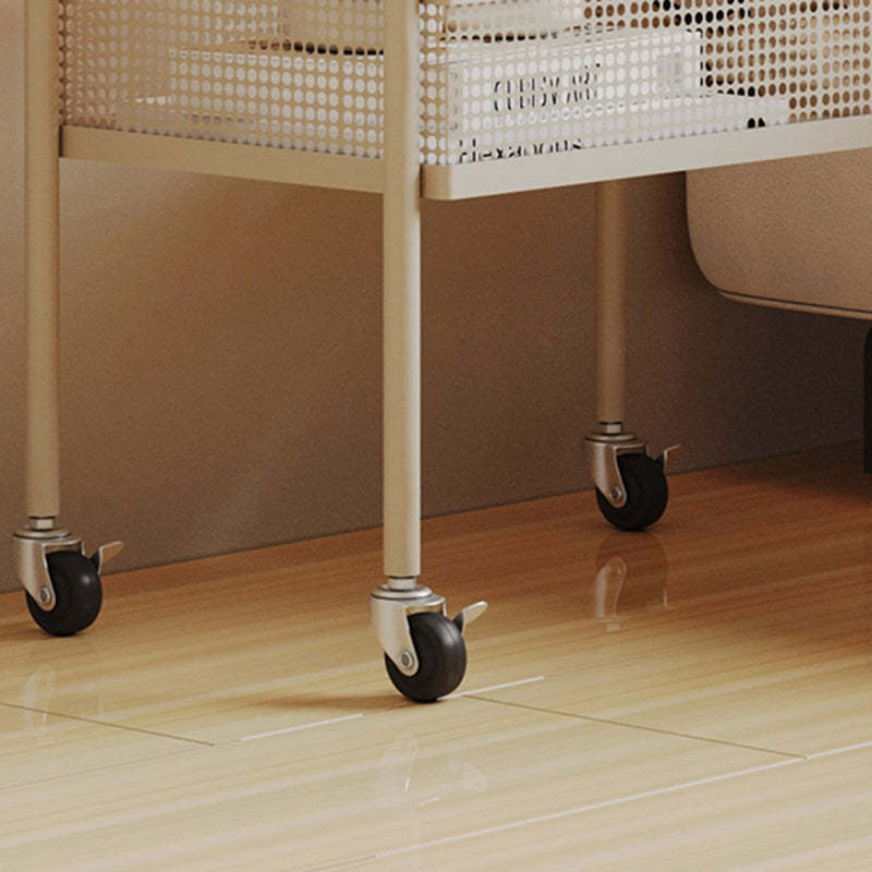 Scandinavian Iron Tempered Glass End Table