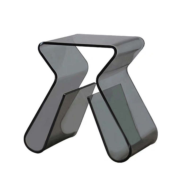 Modern Irregular Curved PMMA Side Table
