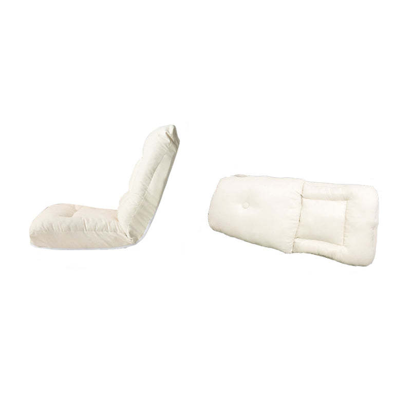 Minimalist Fabric Brushed Cotton Armless Sofa