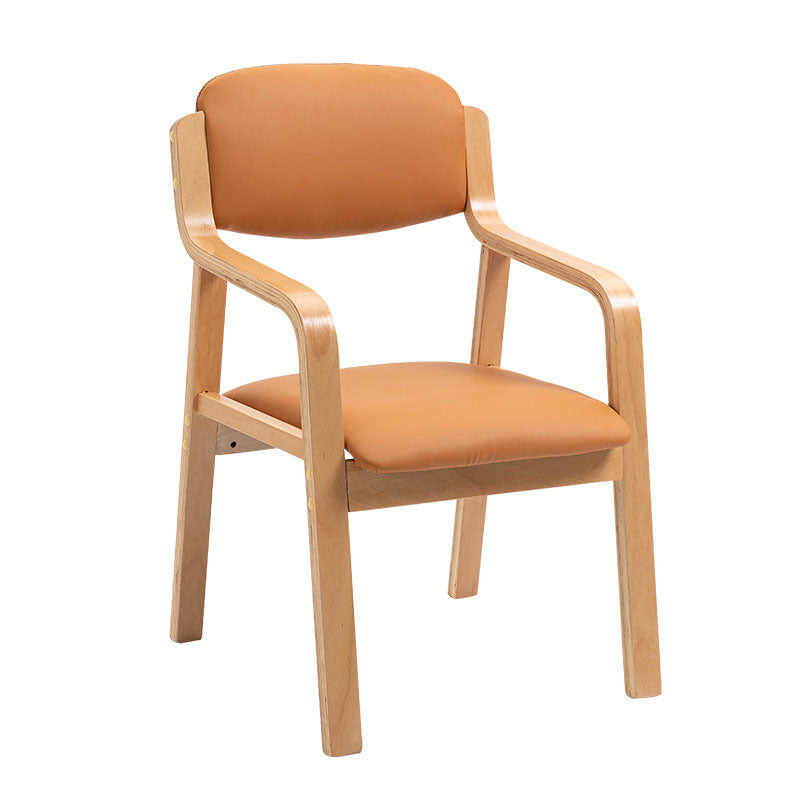 Modern Fabric Wood Dining Chair
