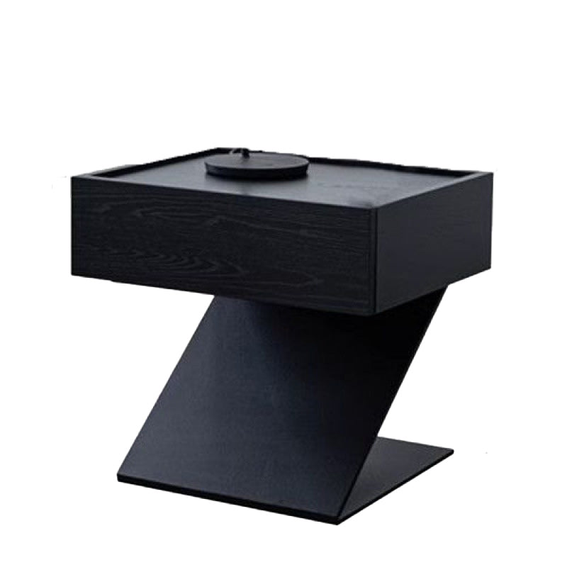 Minimalist Suspended Solid Wood Nightstand