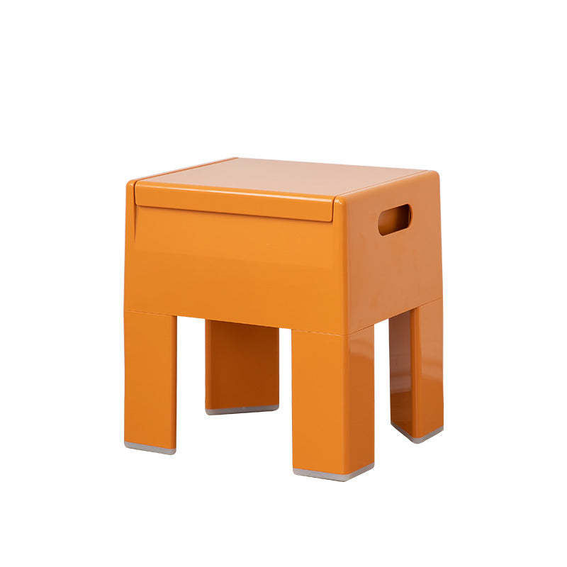 Contemporary Backless Plastic Chair