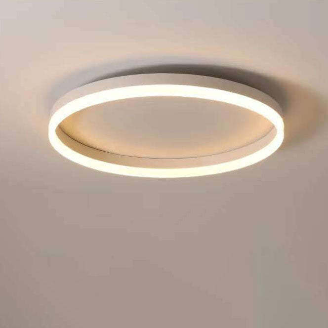 Nordic Circle Ring Iron Acrylic LED Flush Ceiling Light