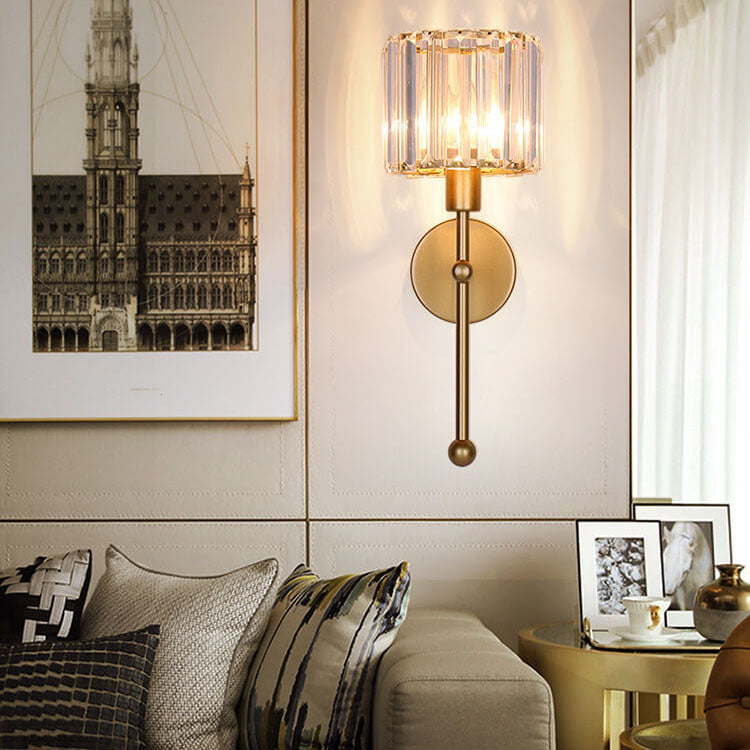 Vintage Luxury Crystal Bird Wall Sconce