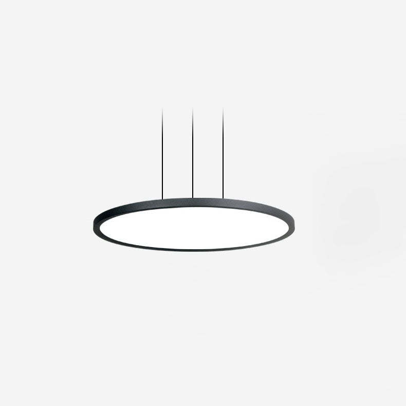 Minimalist Aluminum Round LED Pendant Light