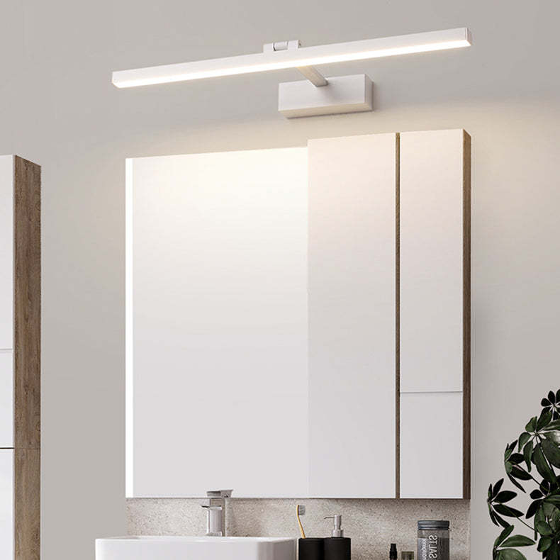 Minimalist Long Iron Aluminum LED Vanity Sconce
