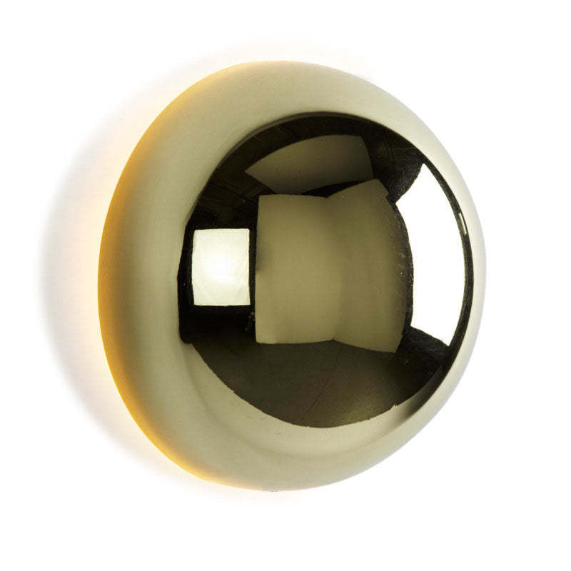 Modern Meteorite Semicircle Metal LED Sconce