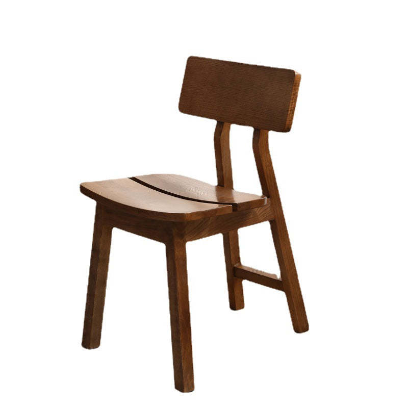 Nordic Ash Wood Rectangular Dining Chair