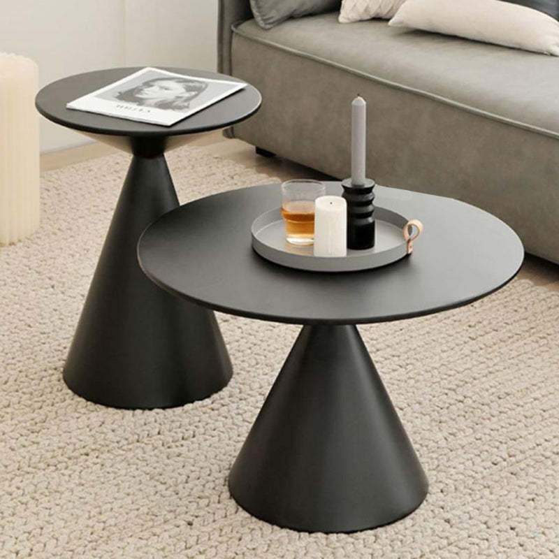 Minimalist Cone Base Iron Coffee Table