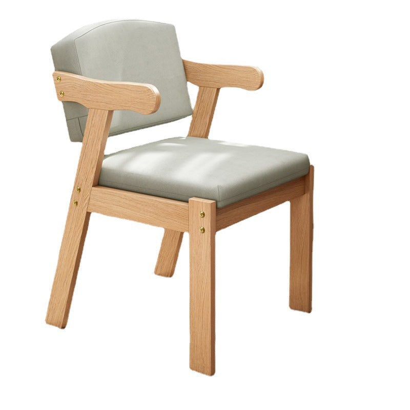 Nordic Wood Fabric Armchair