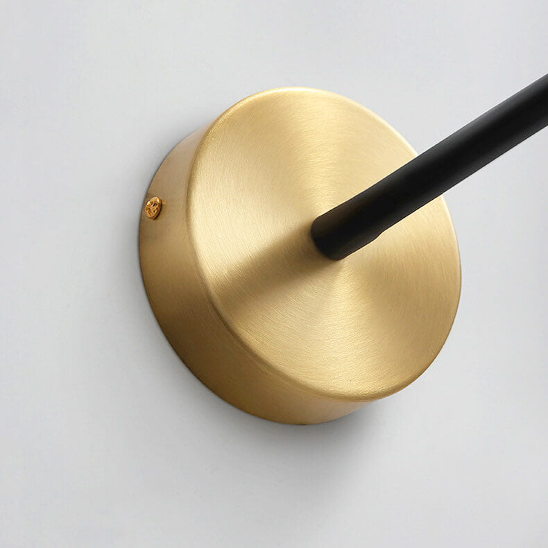 Simple Hose Spotlight Brass LED Reading Sconce — 220V-240V For UK/AU / White Light (6000K)
