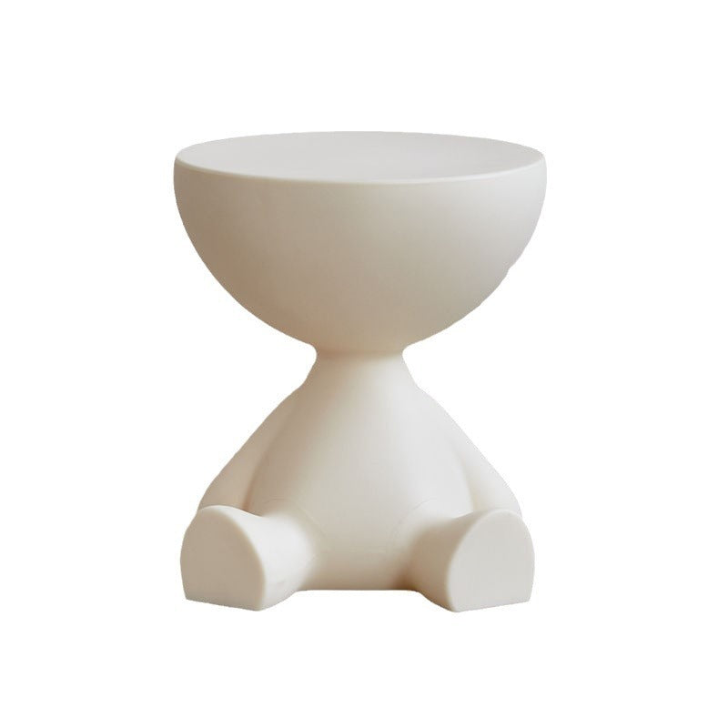 Minimalist Flat Round End Table