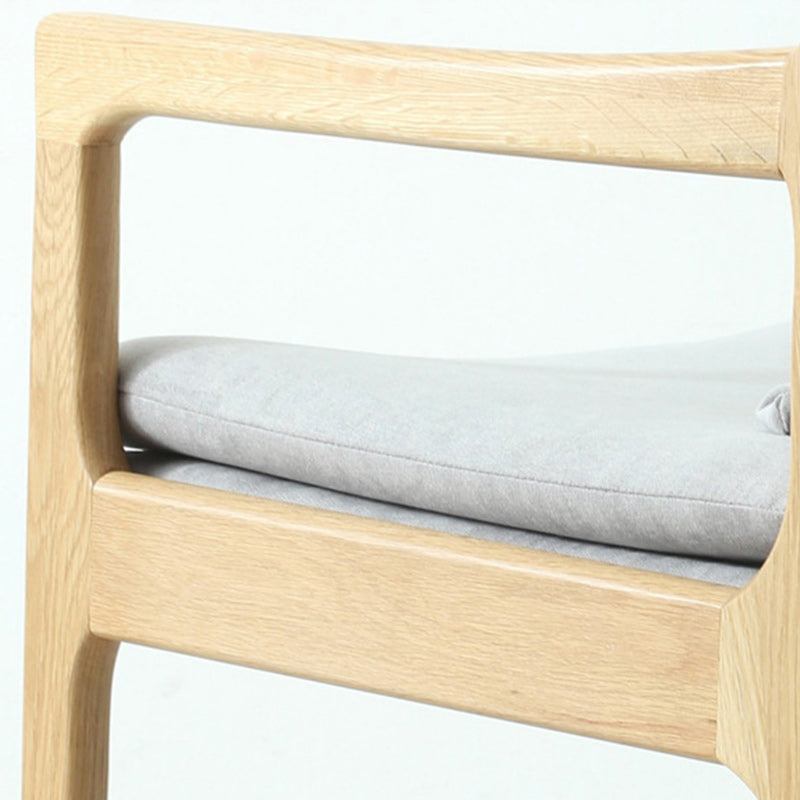Scandinavian Bent Upholstered Wood Chair