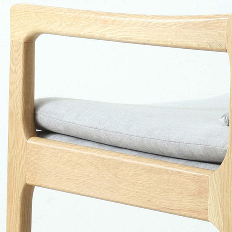 Scandinavian Bent Upholstered Wood Chair