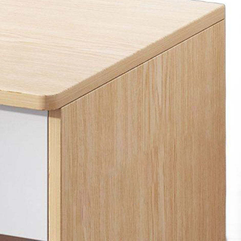 Modern Square 1-Drawer Nightstand