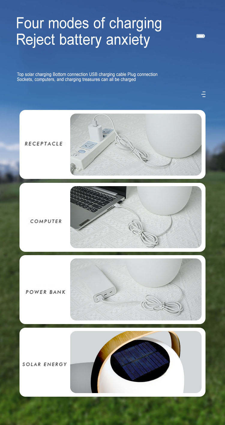 Solar Portable Basket LED Outdoor Decorative Light