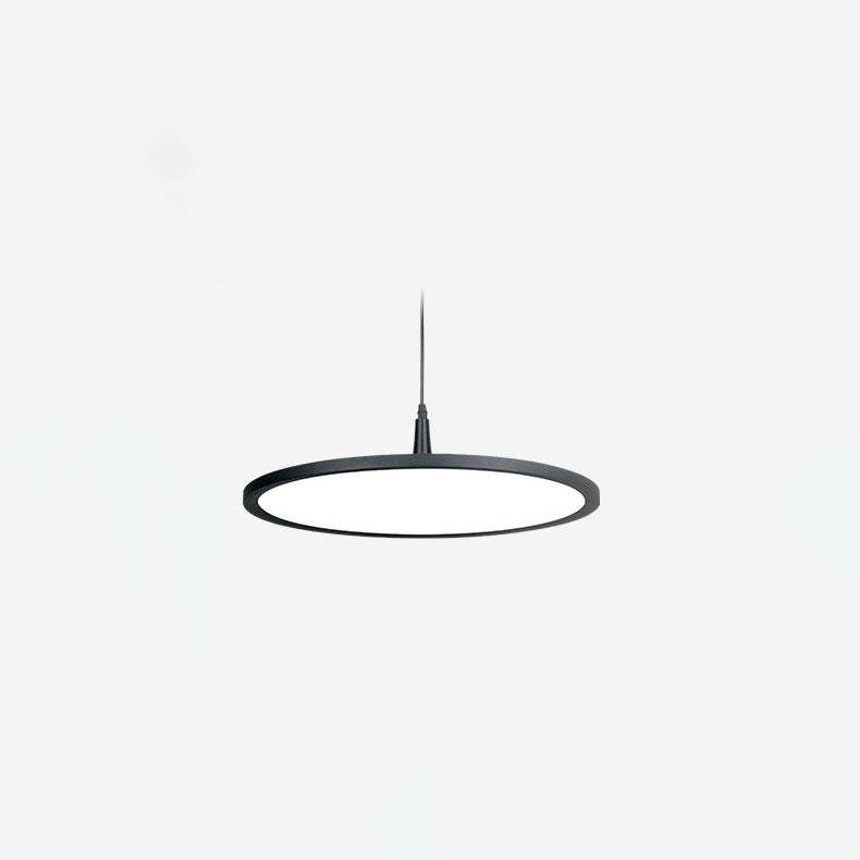 Minimalist Aluminum Round LED Pendant Light