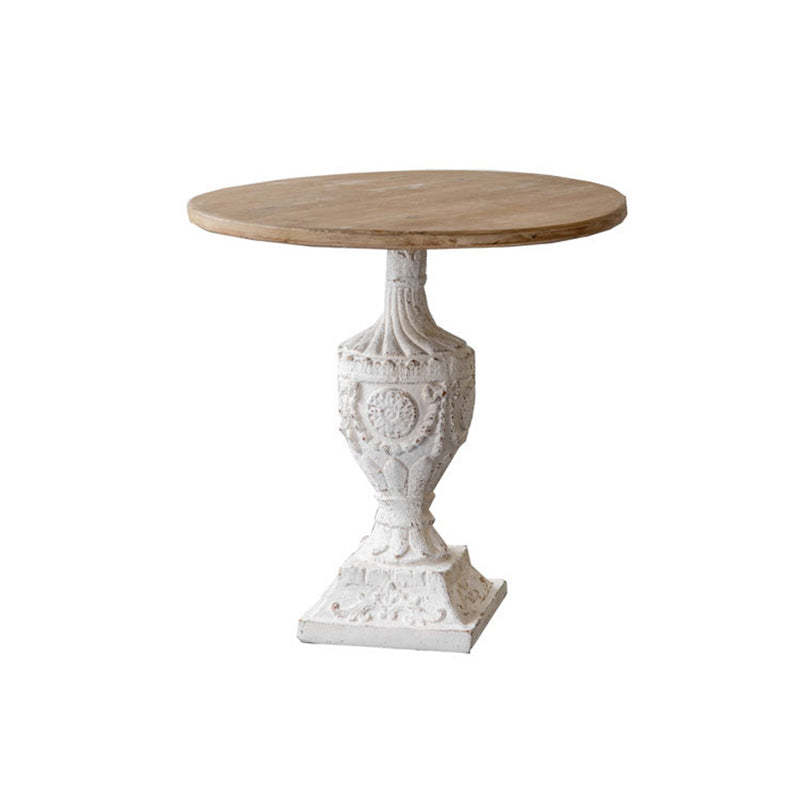 Vintage Carved Cedar Engineered Wood Coffee Table