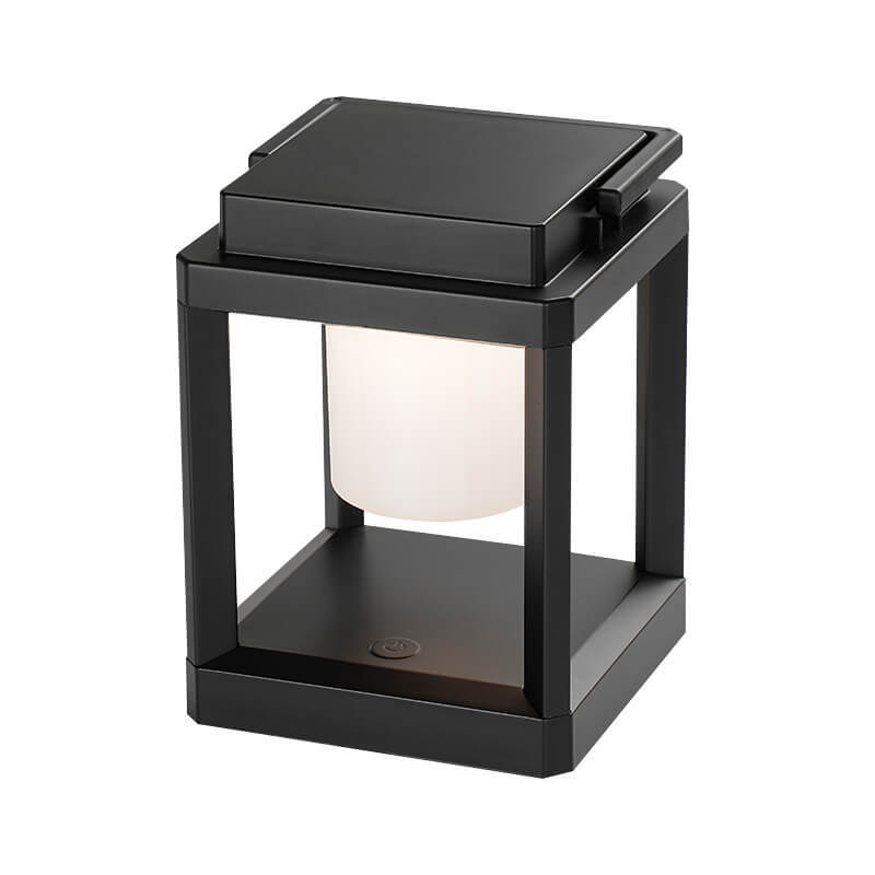 Outdoor Solar Square Cage Landscape Light