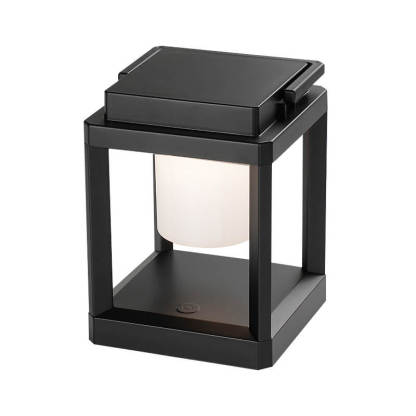 Outdoor Solar Square Cage Landscape Light