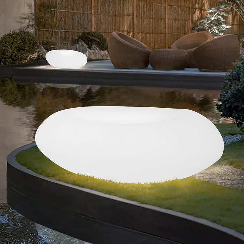 Solar Simulation Stone Garden Landscape Light