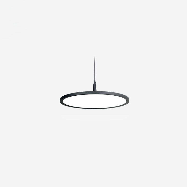 Minimalist Aluminum Round LED Pendant Light