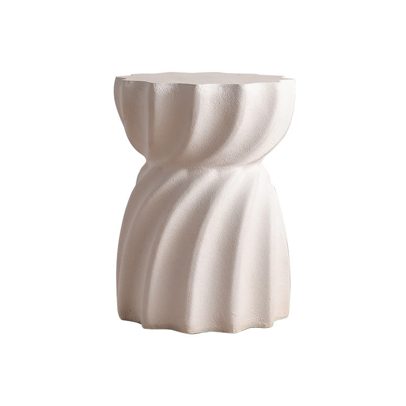 Scandinavian Stripe Cylinder Magnesium Side Table