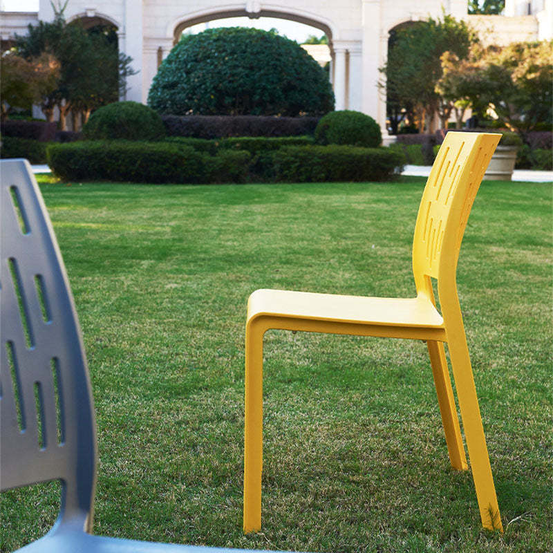 Minimalist Square Plastic Chair