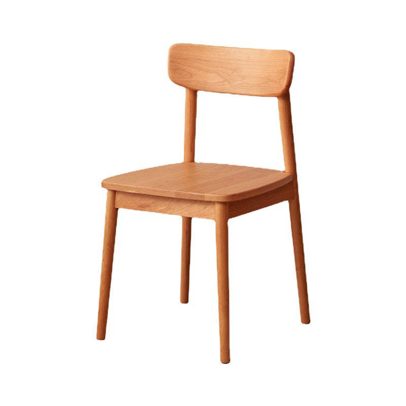 Scandinavian Rectangular Wood Chair