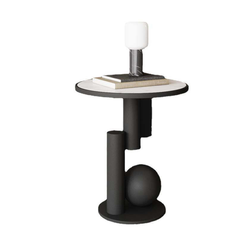 Contemporary Sintered Stone Geometric Coffee Table