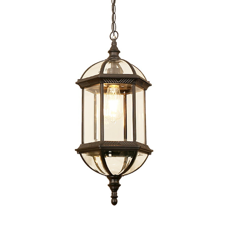 Retro Hexagonal Lantern Aluminum Waterproof
