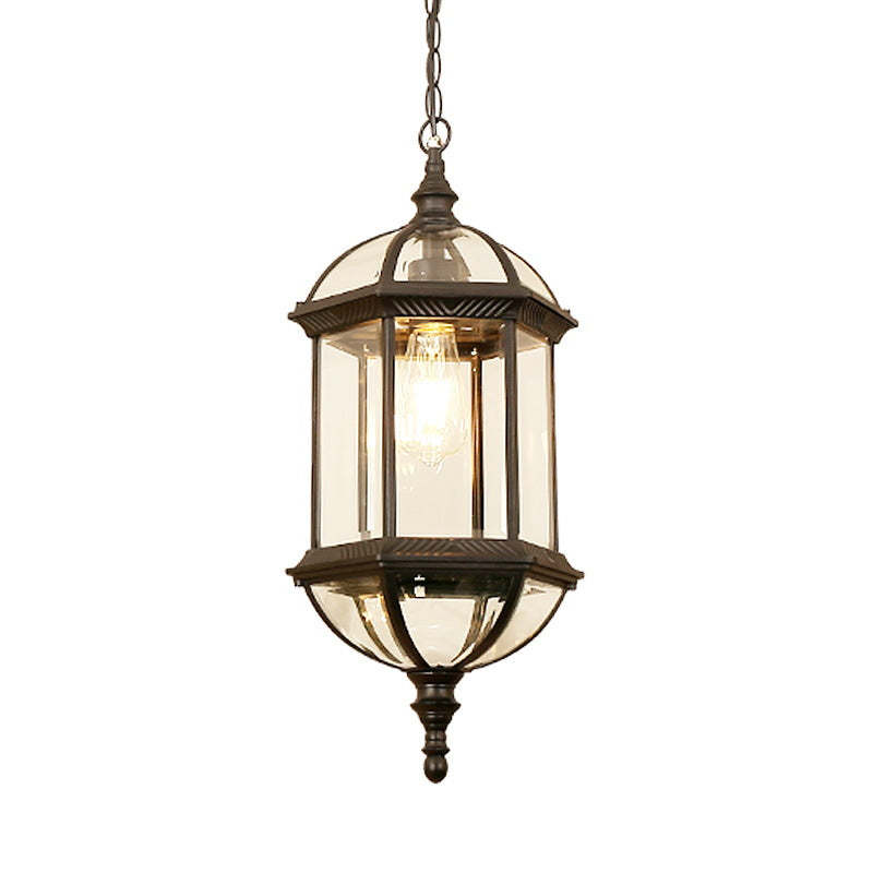 Retro Hexagonal Lantern Aluminum Waterproof