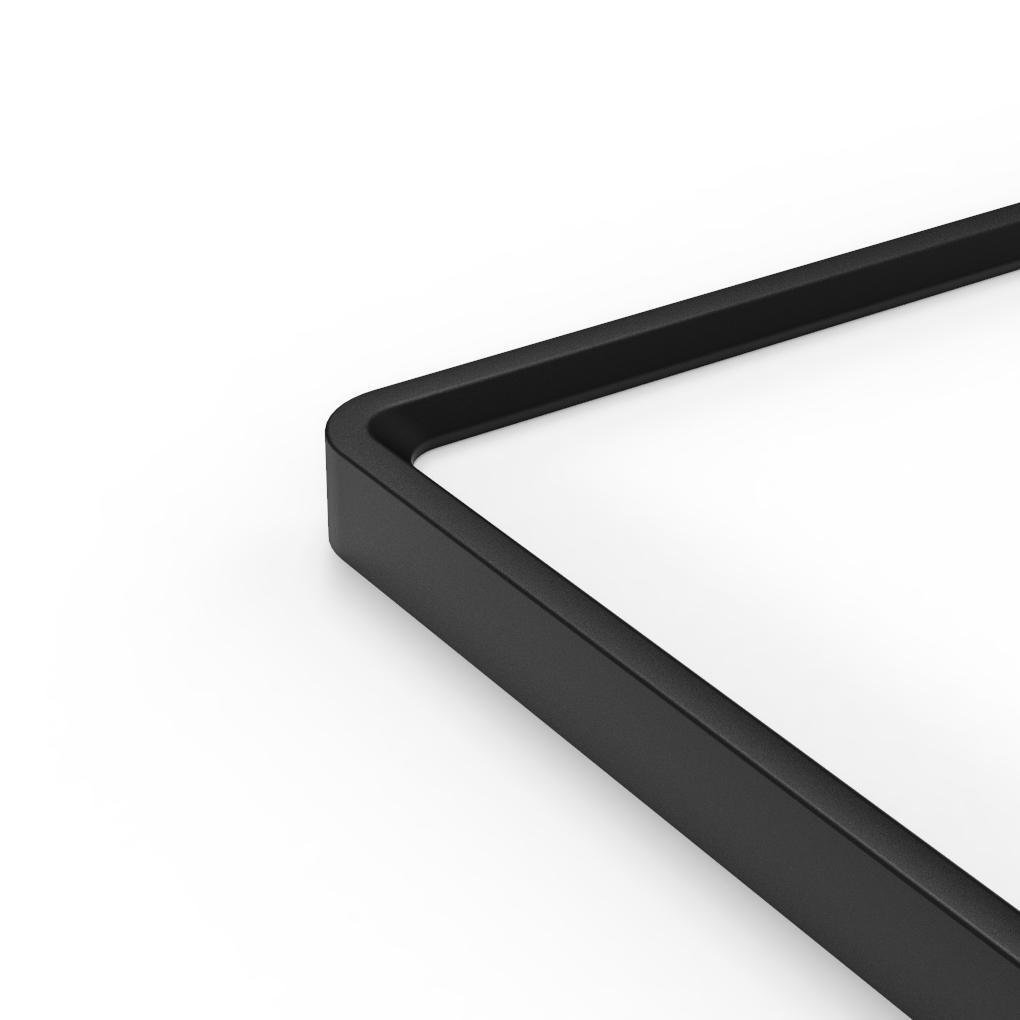 Modern Flat Industrial Black Flush Mount Ceiling Lights for Kitchen Dining Room Lighting-Lighom