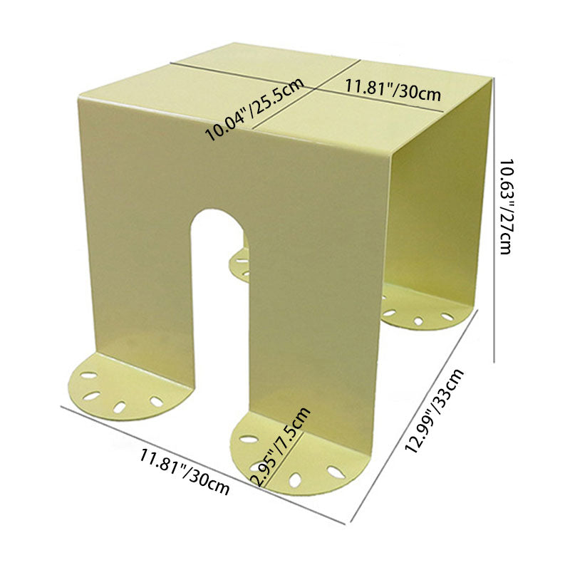Minimalist Cold Rolled Plate Side Table — Ginger