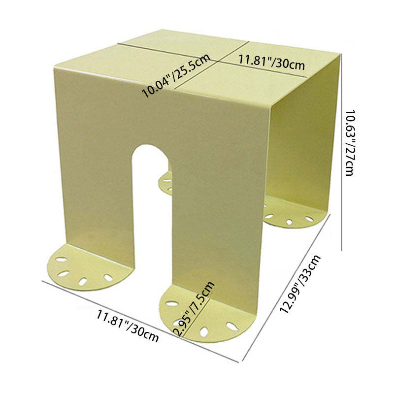 Minimalist Cold Rolled Plate Side Table — Ginger