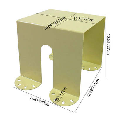 Minimalist Cold Rolled Plate Side Table — Ginger