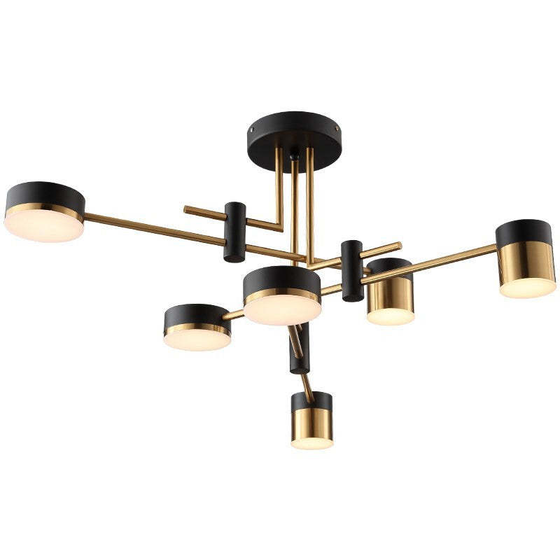 Scandinavian Iron Acrylic Round LED Ceiling Light