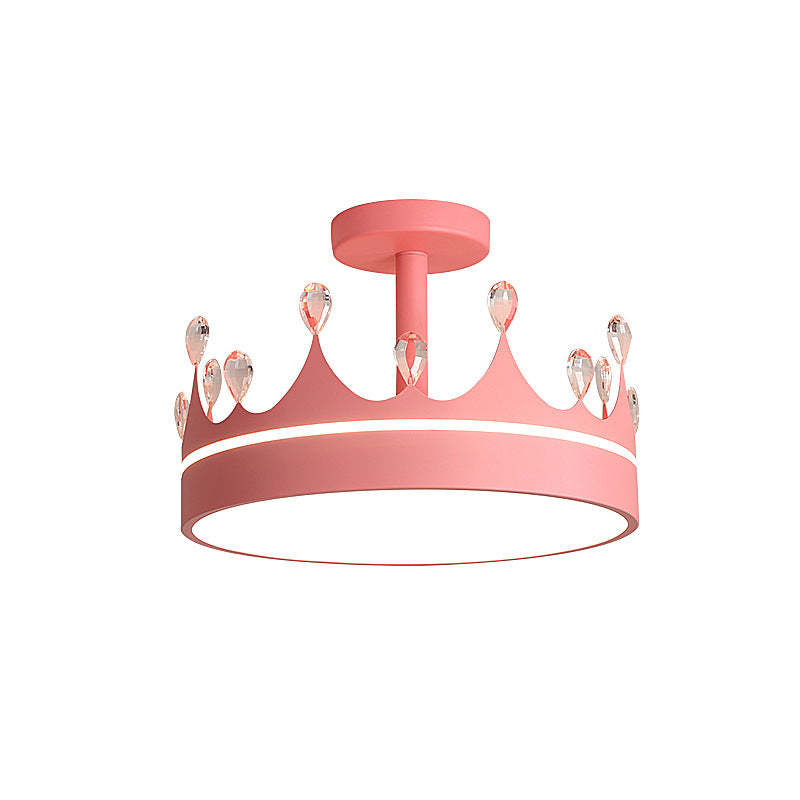 Cartoon Crown LED Kids Ceiling Light