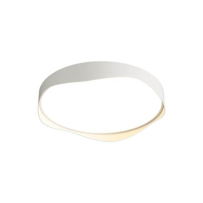 Nordic Minimalist Round Curve LED Flush Mount Light